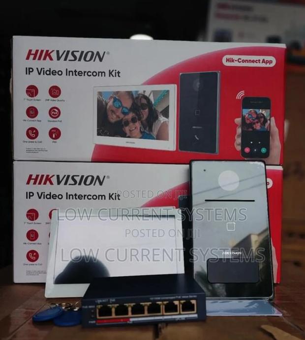 Hikvision Ip Video Doorbell Wifi Wireless Intercom Poe Switc Wireless