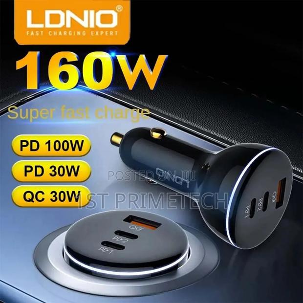 Ldnio 100w Super Fast Car Charger photo 2
