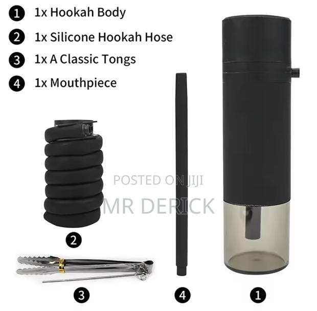 Portable Shisha Pot Than Can Be Use in a Car ( Green ) photo 2