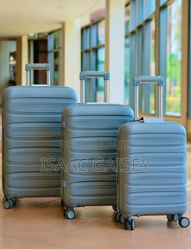 3set Durable Waterproof Anticrake Luggages In Gray/Rose Gold Colors · Photo 2