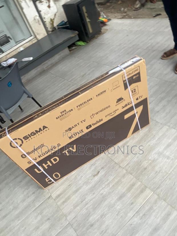 Sigma 50-Inch Frameless Uhd Smart Television With Netflix Youtube · Photo 3
