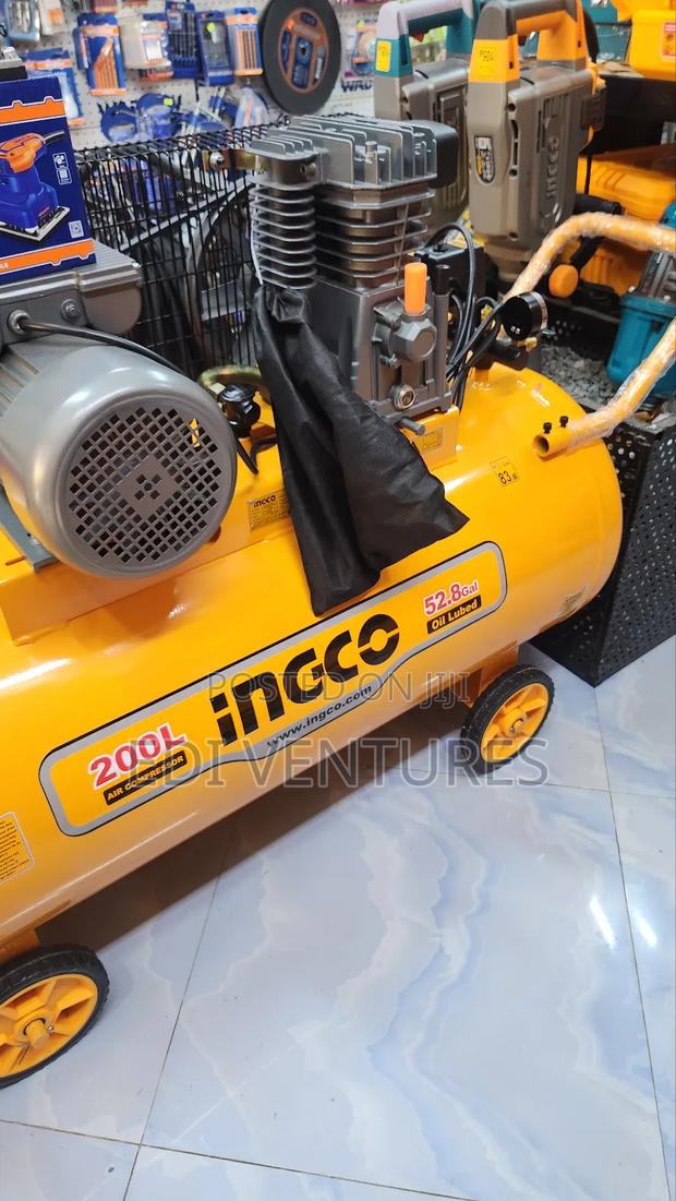 Ingco 200 Litres Air Compressor - Belt Driven photo 2