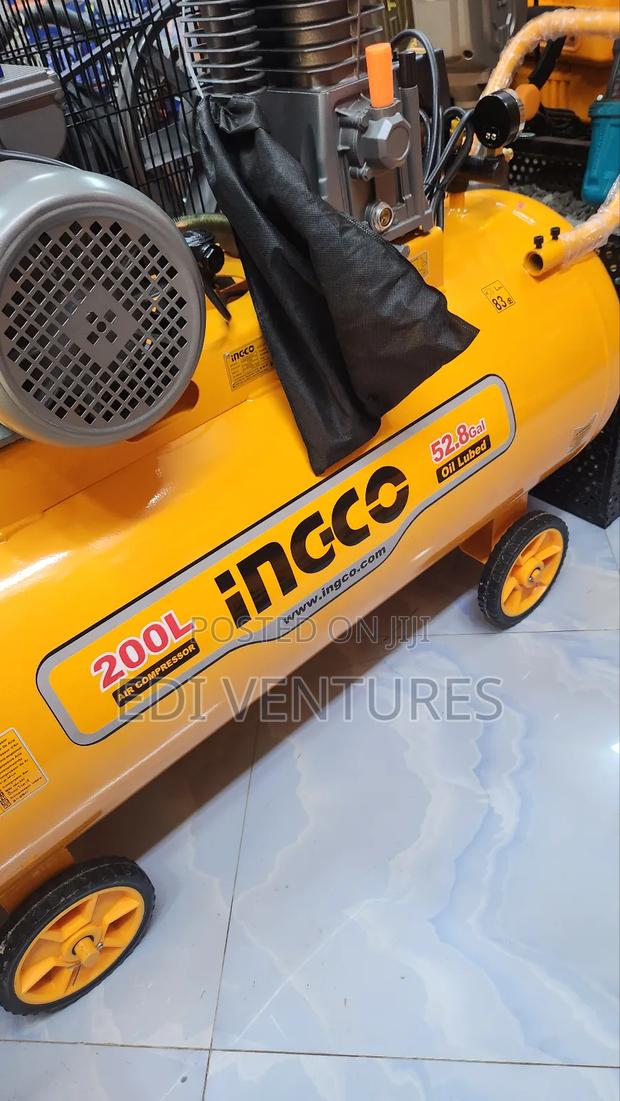 Ingco 200 Litres Air Compressor - Belt Driven photo 3