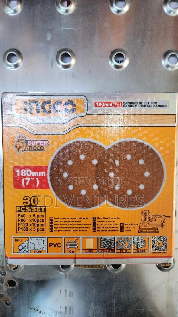 Sanding Sheet for Round Sander Inches- 39 Pieces photo 2