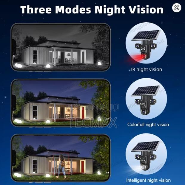 3 Lens 4g Solar Security Camera photo 3