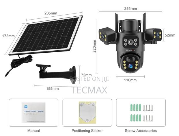 3 Lens 4g Solar Security Camera photo 4