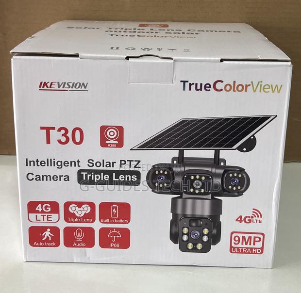 T30 Intelligent 4g Solar PTZ Camera Triple Lens, 3lens 4g Solar Camera photo 2