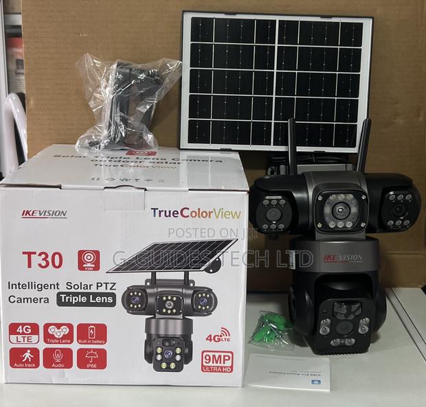 T30 Intelligent 4g Solar PTZ Camera Triple Lens, 3lens 4g Solar Camera photo 5