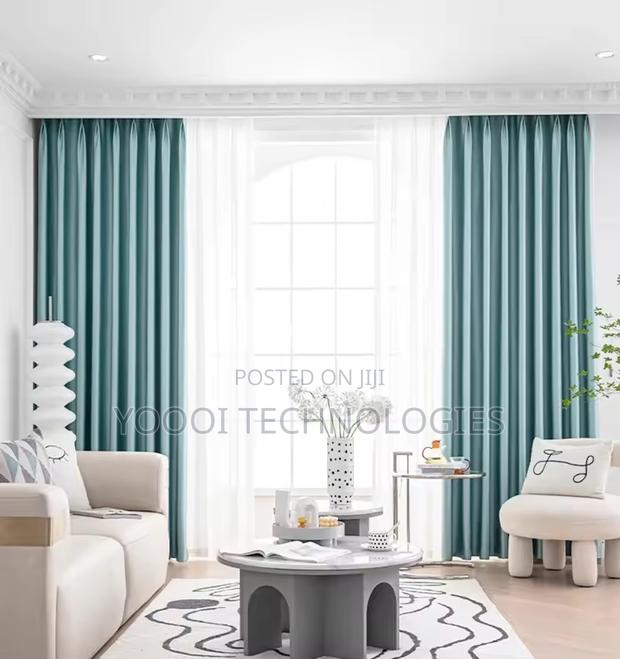 140x274cm (2pcs) Luxurious Total Blackout Curtains photo 2