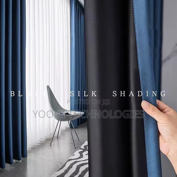 2pcs Luxurious Total Blackout Curtains ( 140x274cm) photo 4