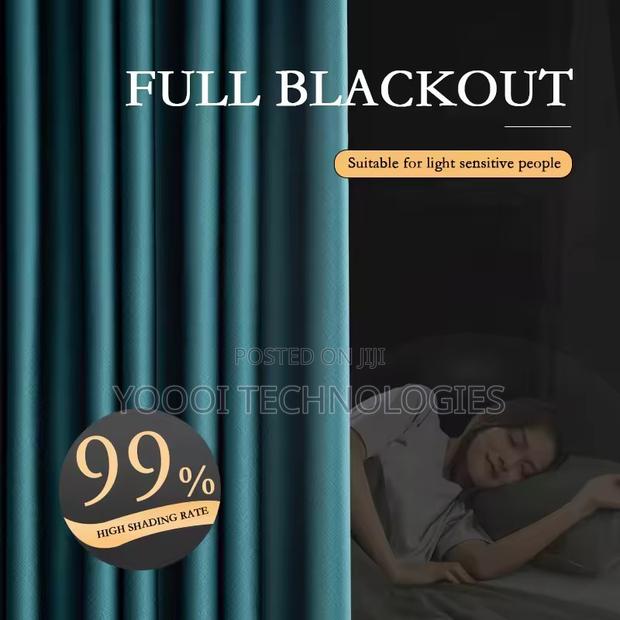 140x274cm Luxurious Blackout Curtains (2pcs) photo 4