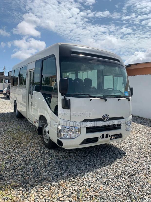 New Toyota Coaster 2025 White