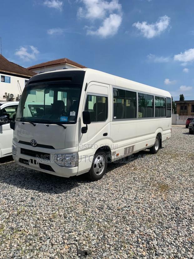 New Toyota Coaster 2025 White