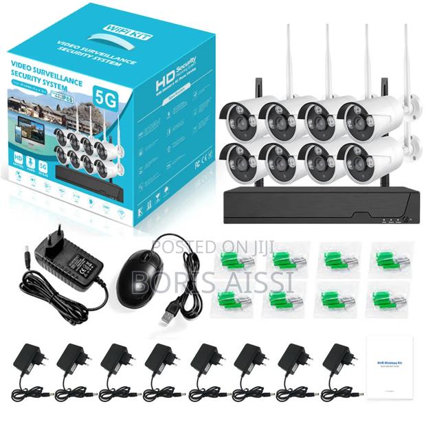 Outdoor 8ch Wireless Ip CCTV Camera