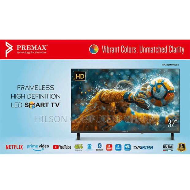 Premax 32inchs Frameless Smart Hd Led Tv Pm32sm9000bt · Photo 4