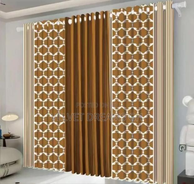 3in1 Luxury Curtains Sheer + Day + Night Set photo 2