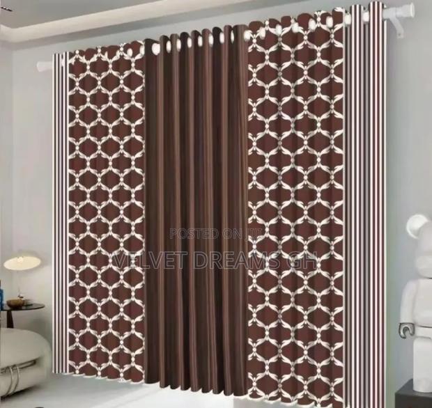 3in1 Luxury Curtains Sheer + Day + Night Set