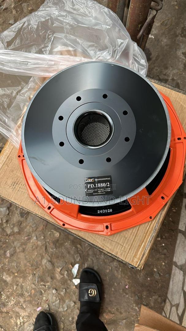 Jac 18” 4500watts Subwoofer Speaker - Pair [Pd.1880/2] · Photo 4