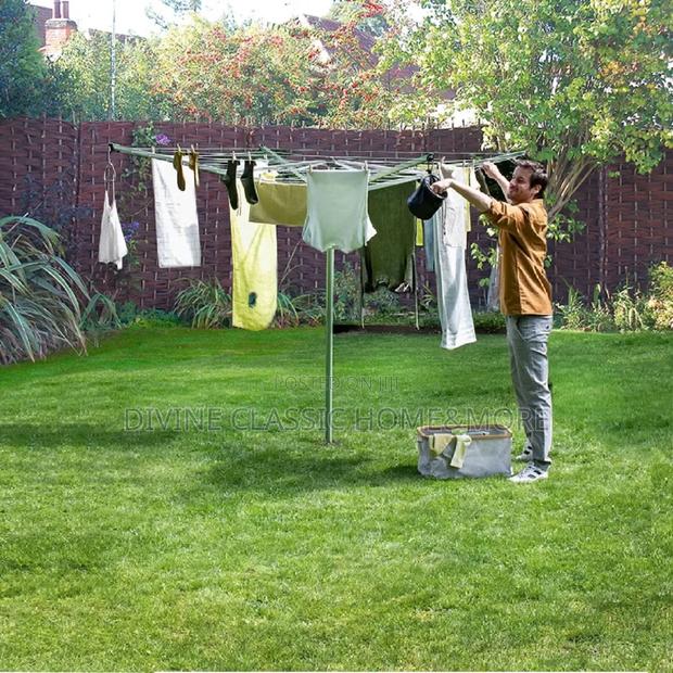 Brabantia - Lift-O-Matic - 50m of Clothes Line- Metallic Grey photo 5