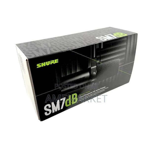 Shure Sm7db Dynamic Vocal Microphone for Streaming, Podcast, Recording · Photo 3
