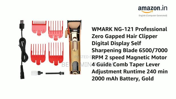 Adjustable Sharp Blade Barbering Machine. Ng-121 photo 3