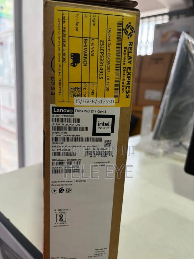 New Laptop Lenovo ThinkPad E14 Gen 5 16GB Intel Core I5 SSD 512GB photo 3