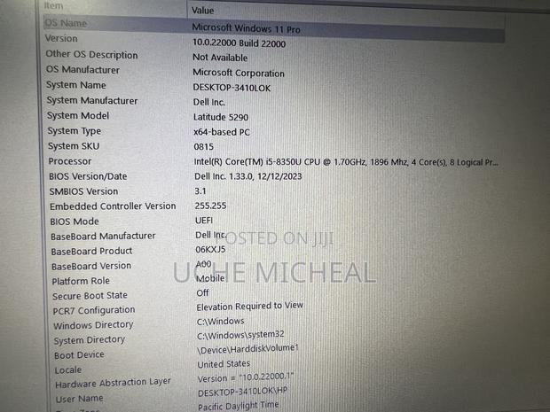 Laptop Dell Latitude 5290 8GB Intel Core I5 SSD 256GB photo 3