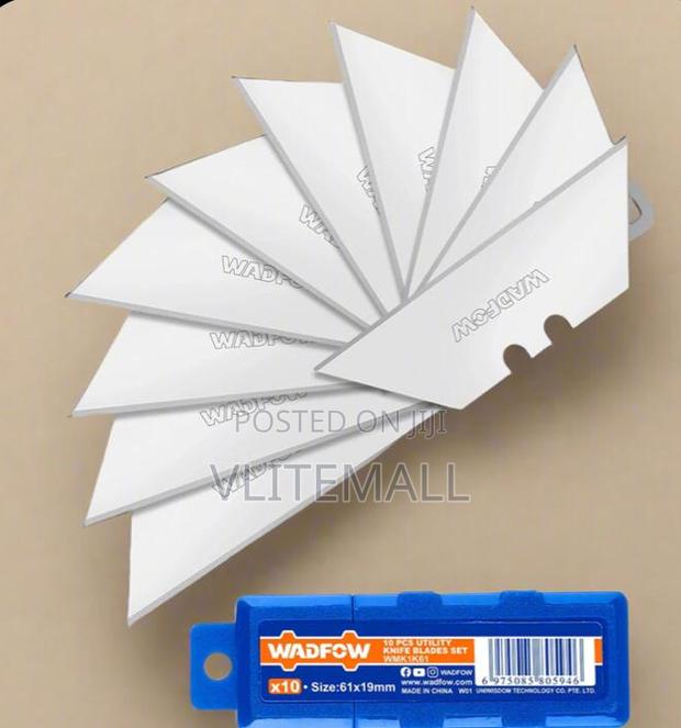 Wadfow 10 Pieces Utility Knife Blades Set - Wmk1k61 photo 2