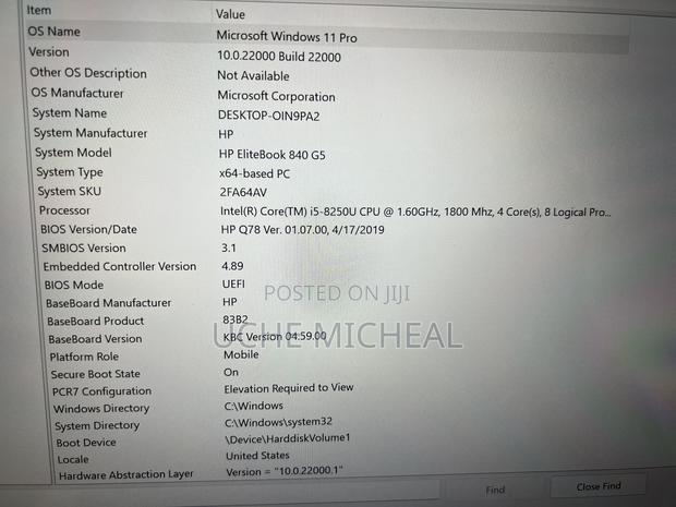 Laptop HP EliteBook 840 G5 8GB Intel Core I5 SSD 256GB photo 2