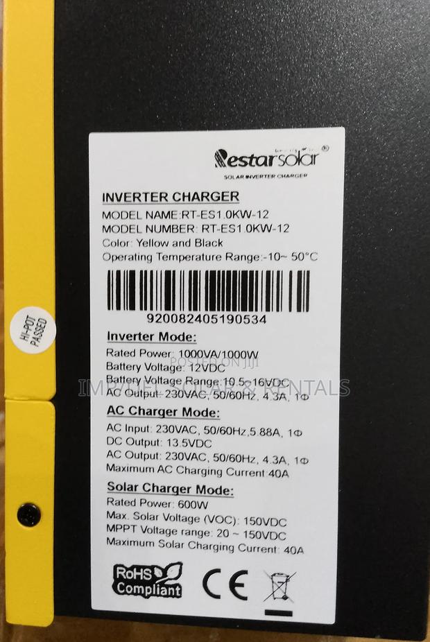 1kw 12v Hybrid Solar Inverter photo 2