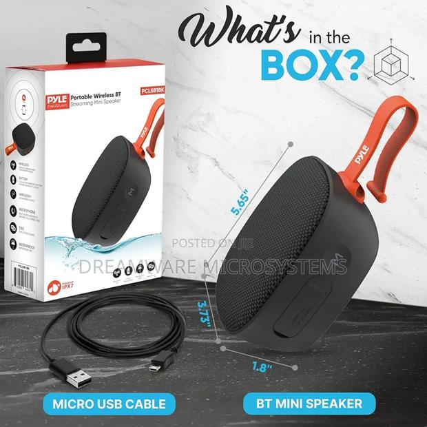 Pyle Portable Wireless Bluetooth Mini Speaker photo 3