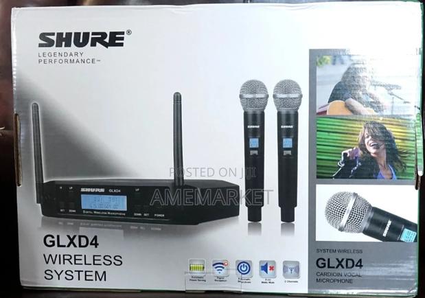 Glxd4 Vocal Dual Channel Wireless Microphone Shure 2 Beta58a Glxd24 photo 2