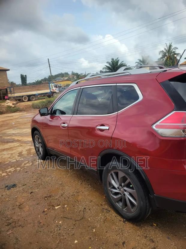 Nissan Rogue SL AWD 2016 Red photo 2