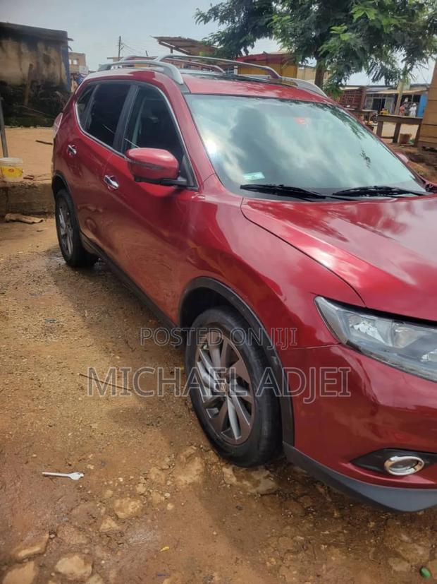 Nissan Rogue SL AWD 2016 Red photo 3