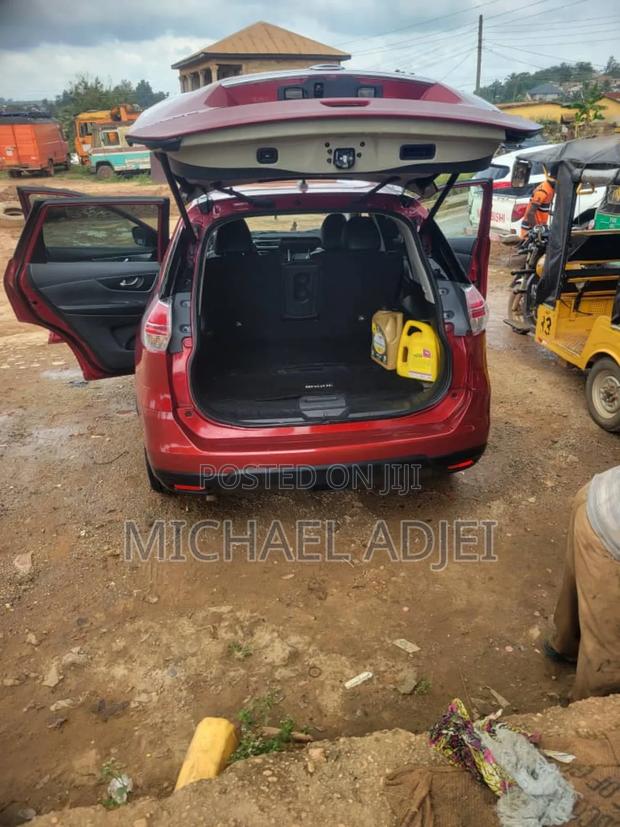 Nissan Rogue SL AWD 2016 Red photo 4