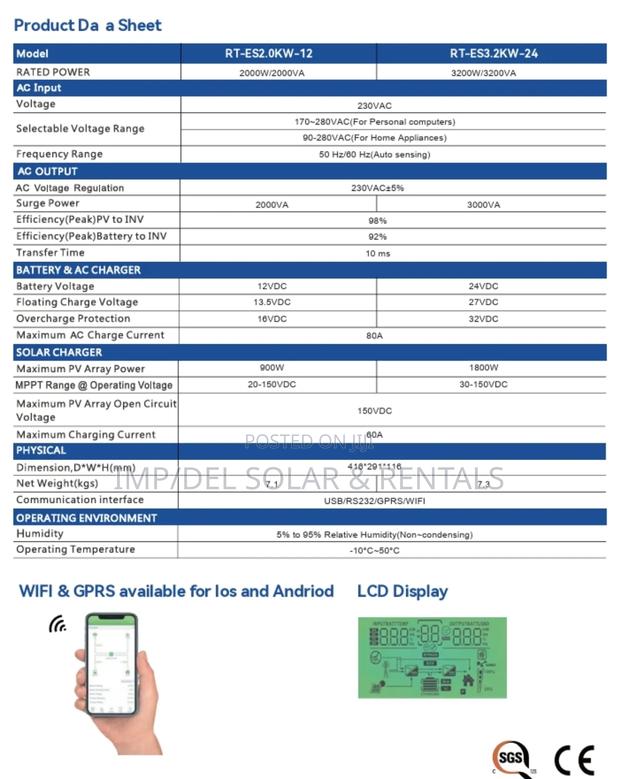 2kw 12v Solar Hybrid Inverter photo 3