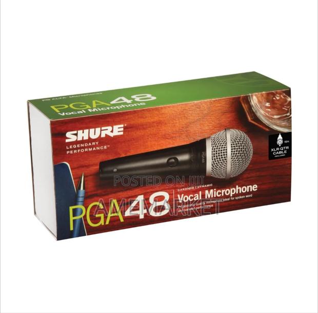 Shure Pga48 Cardioid Dynamic Xlr Vocal Microphone