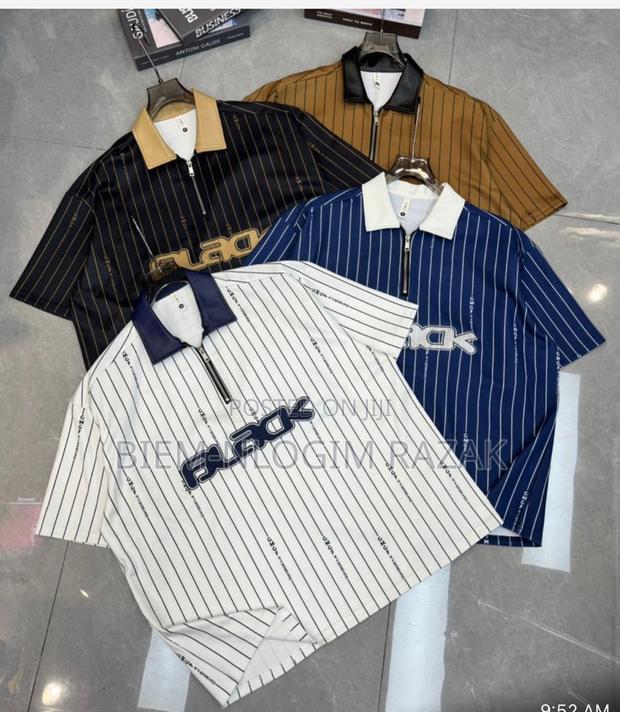 Black Air Club Zip Tshirts Available in Stock