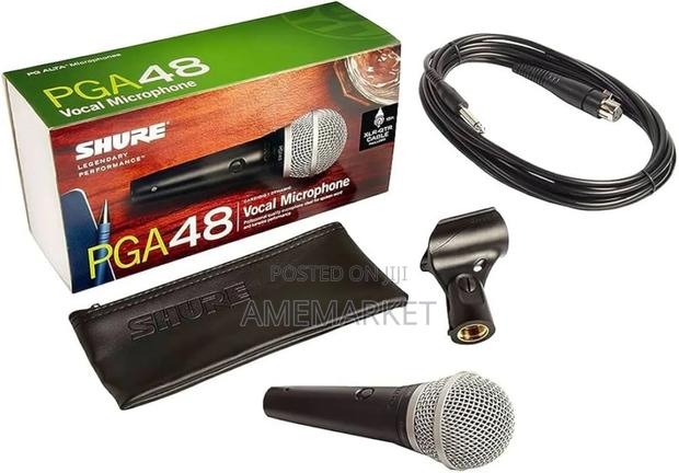 Shure Pga48 Cardioid Dynamic Xlr Vocal Microphone photo 2