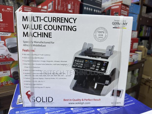 Solid Sd-Vcm75 Mix Value Counting Machine Multi-Currency · Photo 3