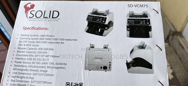 Solid Sd-Vcm75 Mix Value Counting Machine Multi-Currency · Photo 4