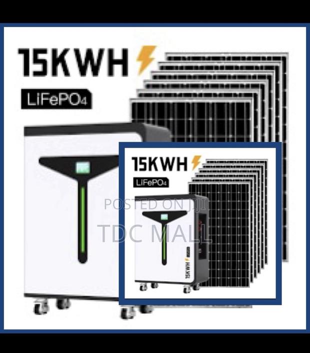 15kwh Solar Energy System (Lifepo4 Lithium Battery) + 10 Panels · Photo 2