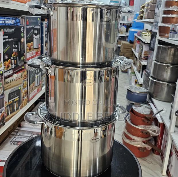 01194 -3 Set Rossner Stainless Cookware