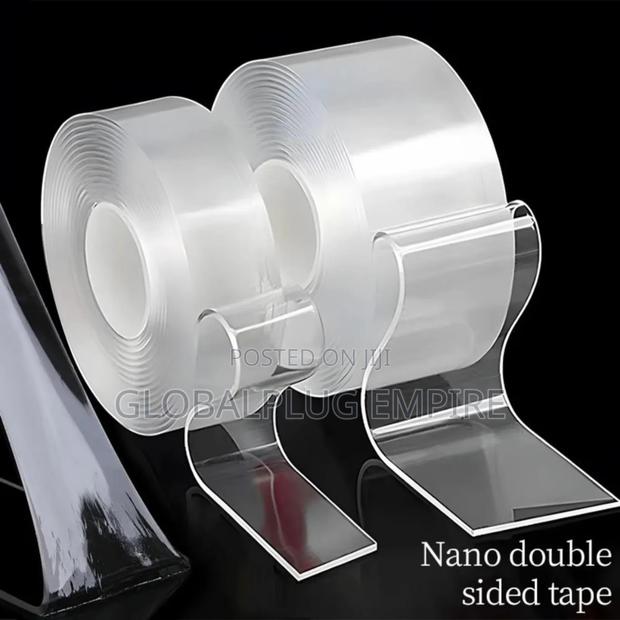 Nano Double-sided Magic Tape Strong, Reusable Transparent!