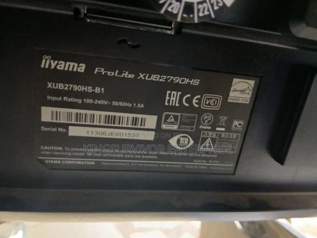 Iiyama Edgeless Prolite 27inch Monitor From Germany photo 2