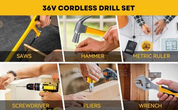 Dewalt 36v Cordless Drill With Complete Tools photo 4