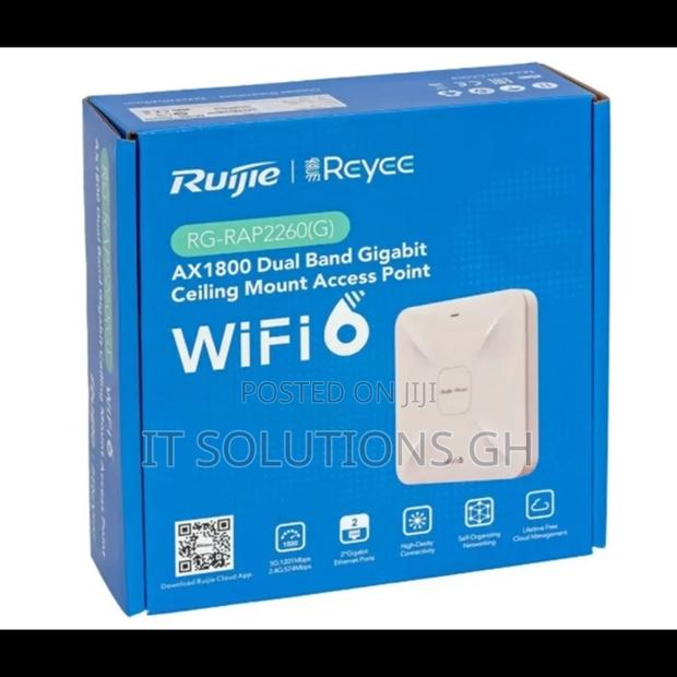 Ruijie Wireless Access Point Ceiling Rg-Rap2260(G) Wi-Fi 6 1775mbps