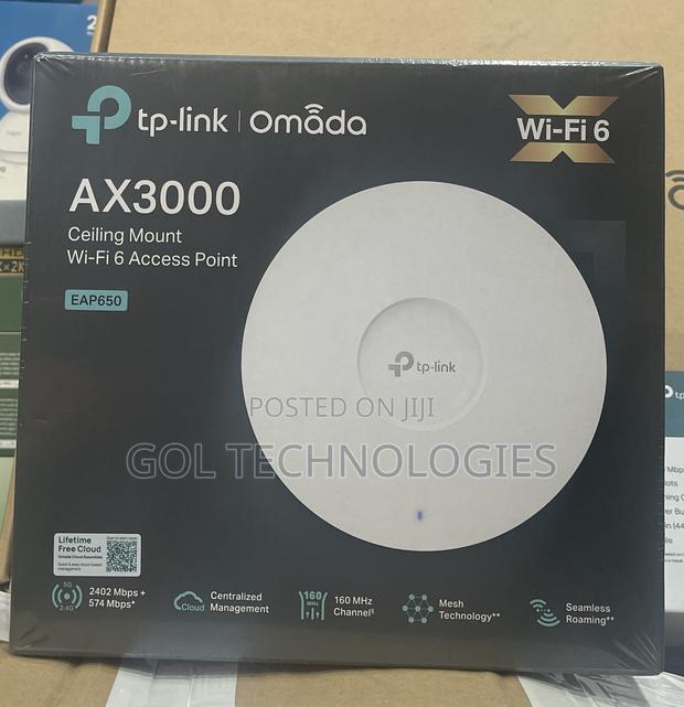 Tp Link Ax3000 Ceiling Mount Wifi 6 Access Point Eap650 Omada · Photo 4