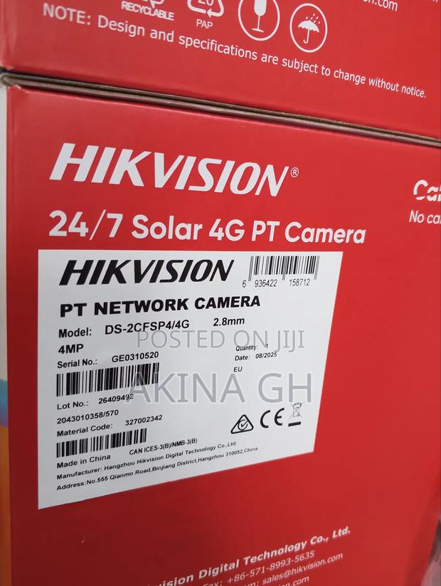 Hikvision Sp4 Smart Light Color Aov 4g Solar Pt Camera Ds-2cfsp4/4g · Photo 4