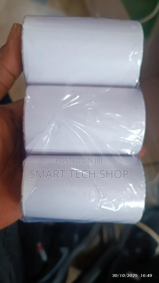 Thermal Label Paper 80mmx50mm 100 Labels Per Roll photo 3